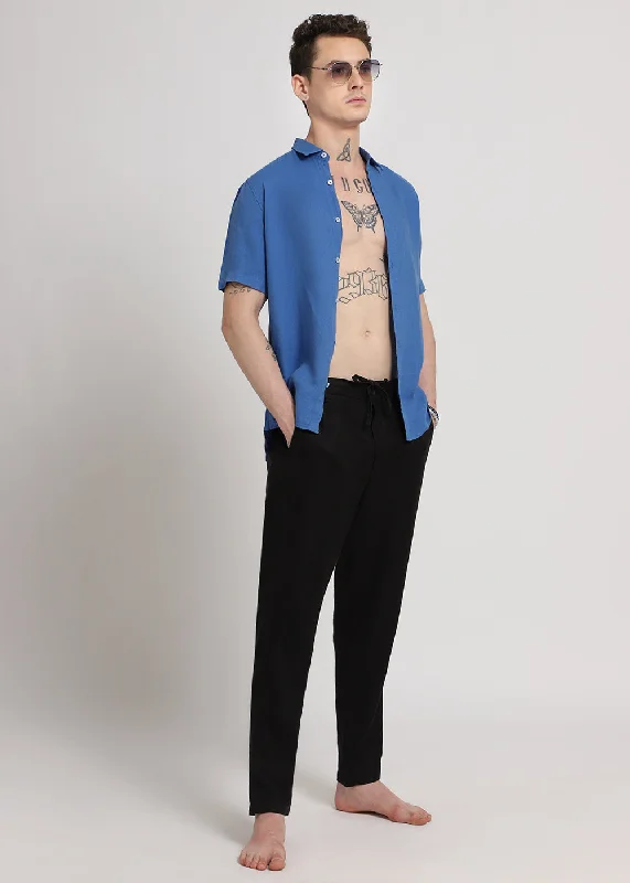 Shop stylish  fashion – Get huge savings on men’s clothing.  Raven Black Linen Pant