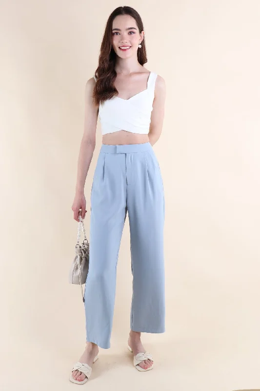 Flash sale on trendy clothing – Limited time offers available online.  JIRA TROUSER PANTS IN SKY