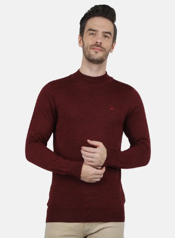 Shop new arrivals in clothing and save –  Men Purple Solid Pullover