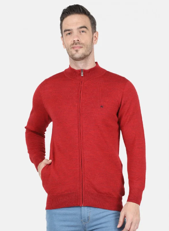 Shop the latest seasonal clothing sale – Big savings on stylish outfits.  Men Red Solid Pullover