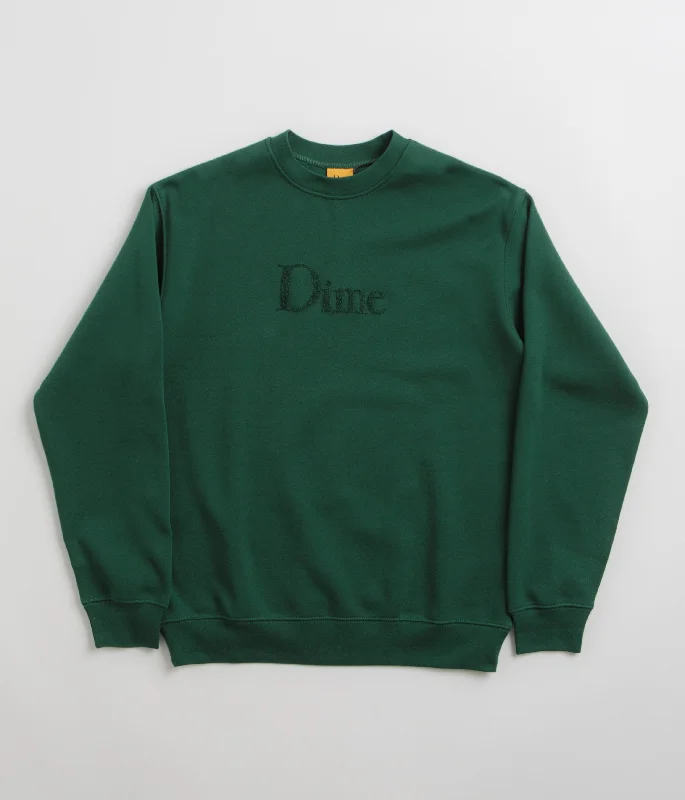 Exclusive clothing deals for customers – Shop today! Dime Classic Logo Crewneck Sweatshirt - Rainforest Exclusive clothing deals for customers – Shop today! Dime Classic Logo Crewneck Sweatshirt - Rainforest