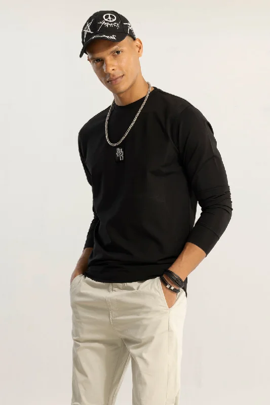 Shop the best fashion at unbeatable prices – Limited time only.  Mid Logo Black Sweatshirt