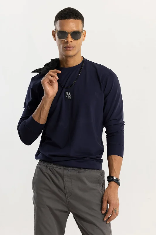 Save big on all types of clothing – Shop the sale now!  Mid Logo Navy Sweatshirt