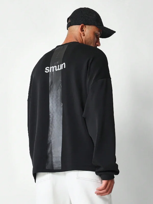 Shop men’s and women’s fashion at unbeatable prices today!  Oversized Fit Sweatshirt With Front And Back Graphic Print
