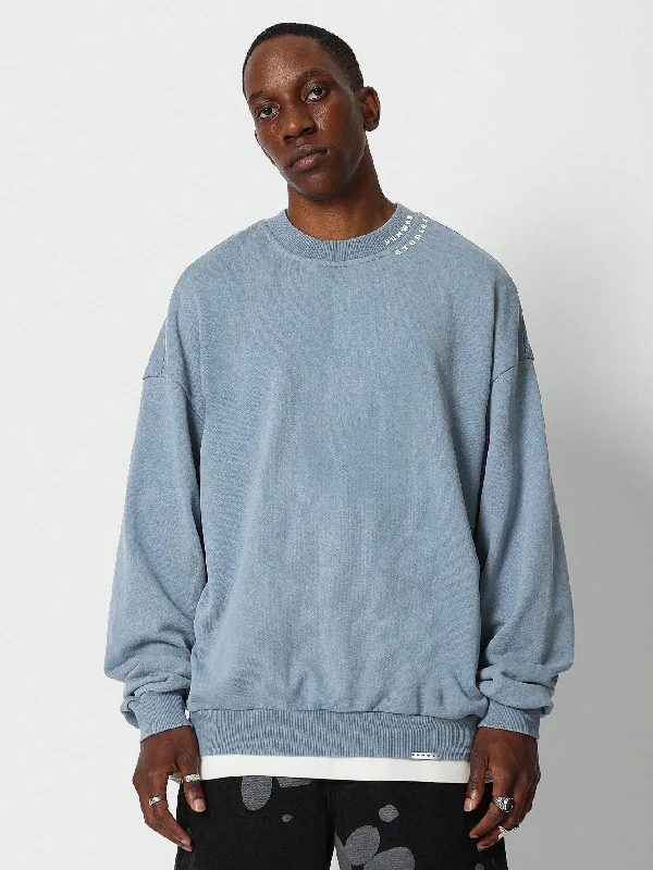 Flash discounts – men’s clothing essentials for less.  Washed Crew Neck Sweatshirt