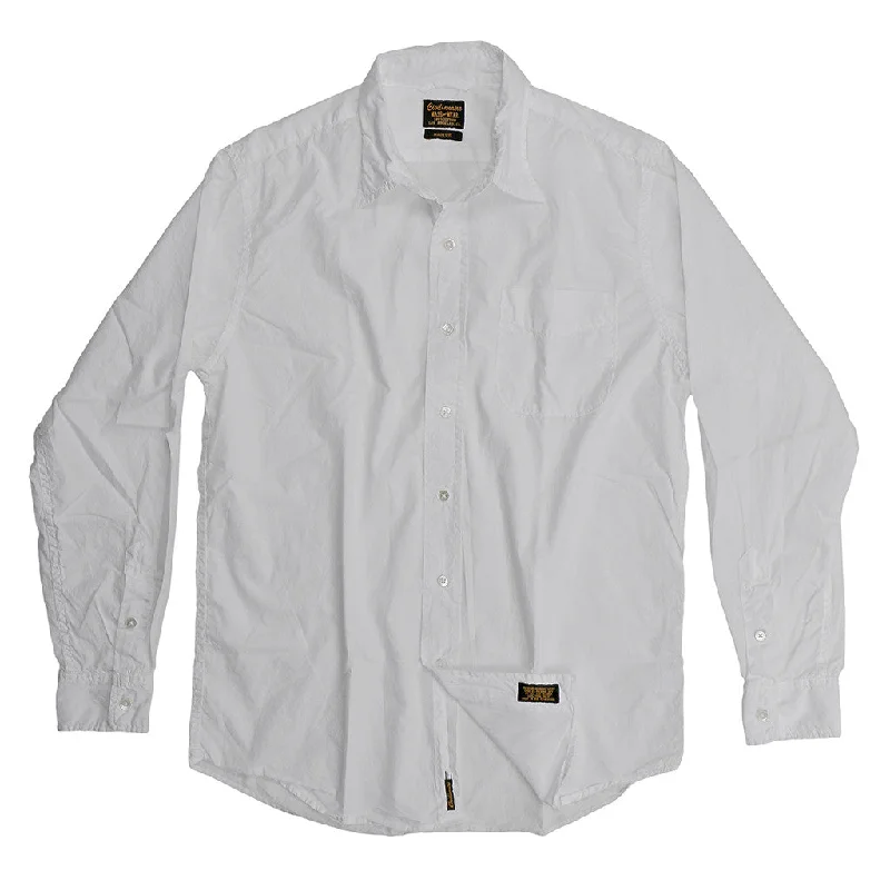 Shop stylish clothing for less – Great deals this week only.  Long Sleeve 1 Pocket Shirt Poplin - White