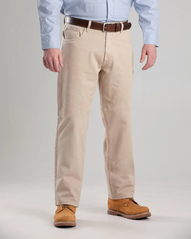 Massive discounts on all clothing items – Shop now for the best prices.  Berne Mens Sand Cotton Blend Highland Flex Regular Straight Leg Jeans