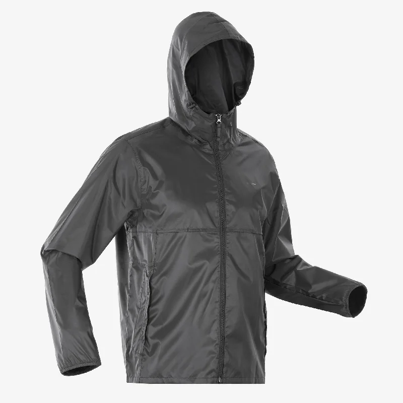 Men’s wardrobe essentials now at unbeatable prices.  Quechua Men's Raincut Fullzip Waterproof Rain Jacket