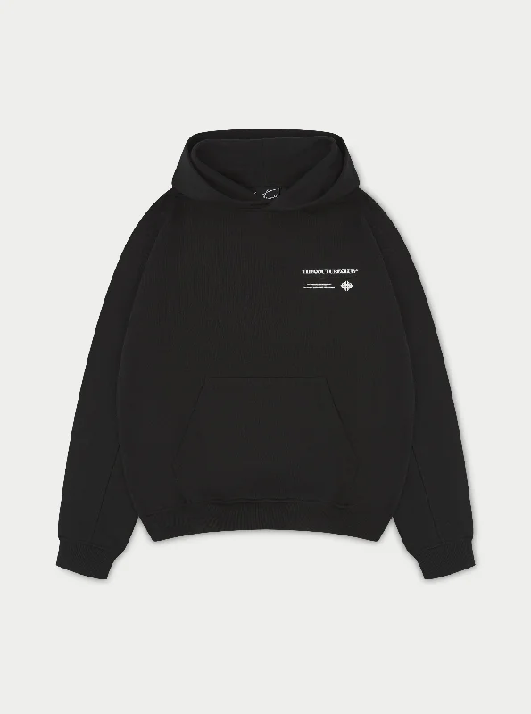 Shop men’s fashion for less – prices slashed on select items.  SCRIPT MULTI GRAPHIC HOODIE - BLACK